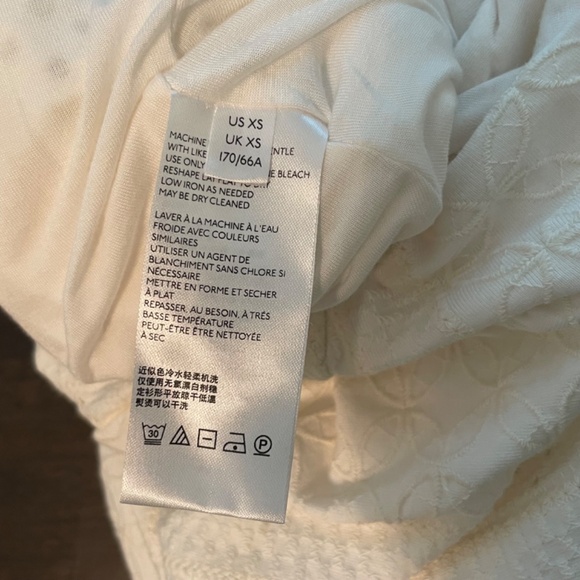 Anthropologie Maeve XS Maxi dress soft t shirt material eyelet Like New - Picture 5 of 13